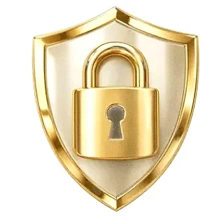 Shield with padlock — Joe Fortune