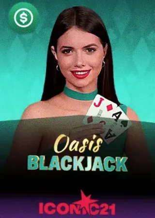 Oasis Blackjack live game cover