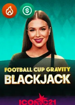 Football Cup Gravity Blackjack live game cover