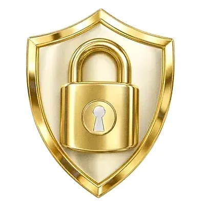 Shield with padlock — Joe Fortune