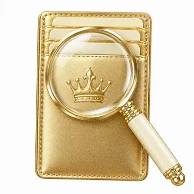 Wallet and magnifier — Joe Fortune