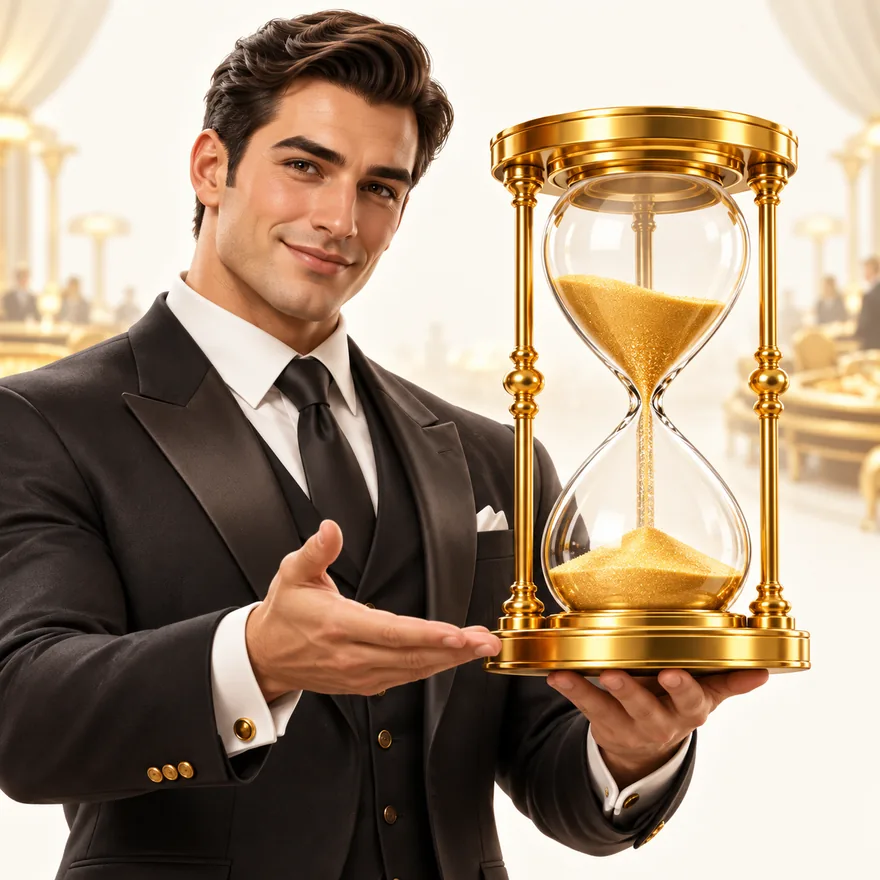 Ornate hourglass — Joe Fortune