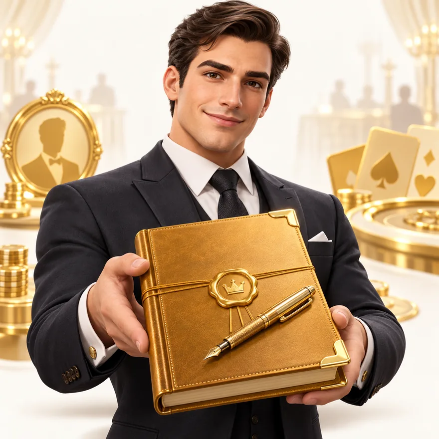 Leather casino ledger — Joe Fortune
